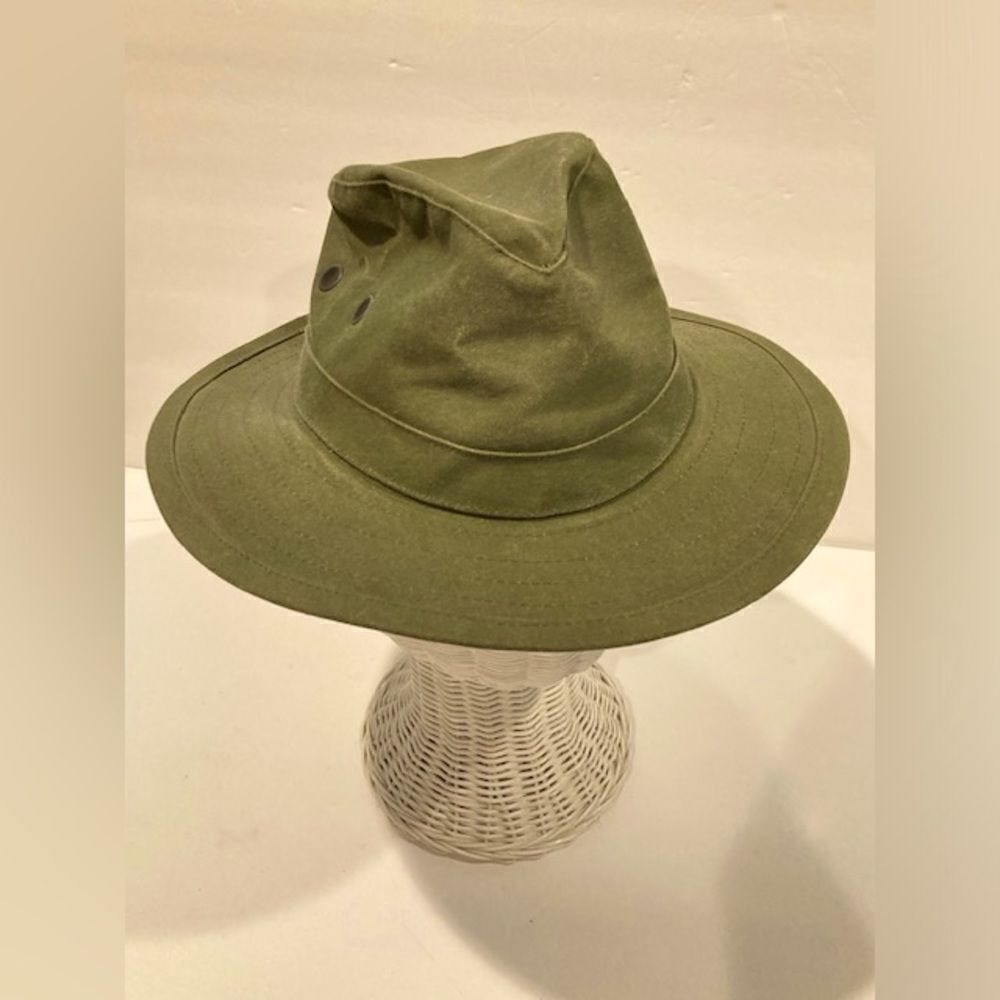 Adult Olive Green Fedora Hat by The Hat Factory New Zealand Wide Brim Outdoor